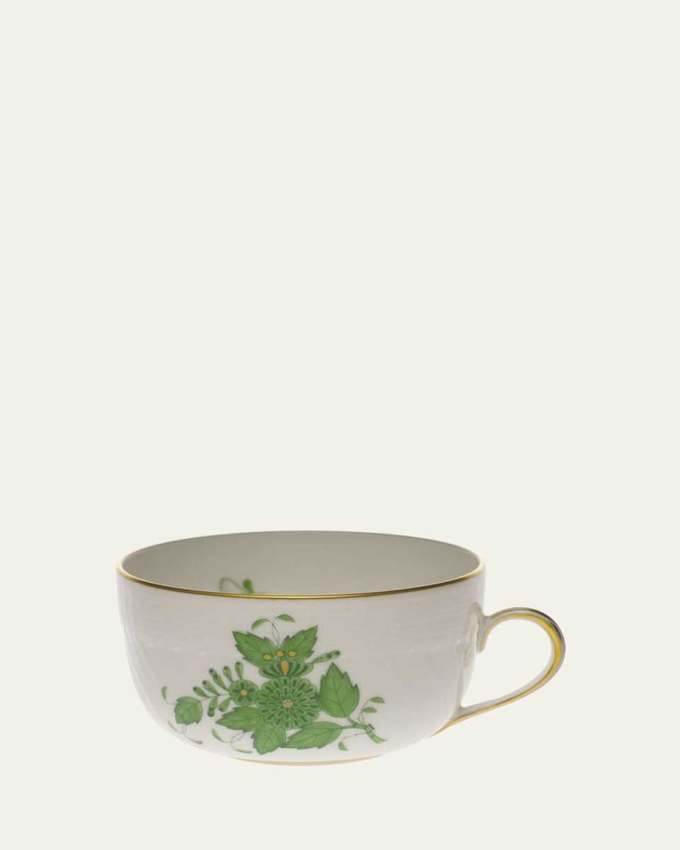 Chinese Bouquet Green Canton Cup